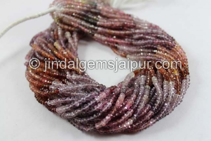 Multi Spinel Faceted Roundelle